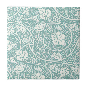 William Morris Traubenmuster Türkis Türkisblau Fliese