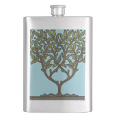 William Morris Tree Frieze Floral Wallpaper Flachmann (Vorderseite)