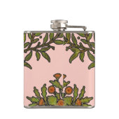 William Morris Tree Frieze Floral Wallpaper Flachmann (Rückseite)