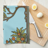 William Morris Tree Frieze Floral Wallpaper Handtuch (Viertel Falte)