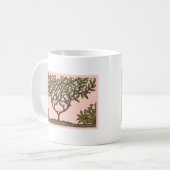 William Morris Tree Frieze Floral Wallpaper Kaffeetasse (Vorderseite Links)