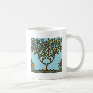 William Morris Tree Frieze Floral Wallpaper Kaffeetasse