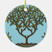 William Morris Tree Frieze Floral Wallpaper Keramik Ornament (Hinten)