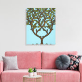 William Morris Tree Frieze Floral Wallpaper Leinwanddruck (Insitu (Wohnzimmer))