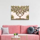 William Morris Tree Frieze Floral Wallpaper Leinwanddruck (Insitu (Wohnzimmer))