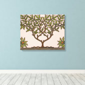William Morris Tree Frieze Floral Wallpaper Leinwanddruck (Insitu (Holzboden))