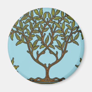 William Morris Tree Frieze Floral Wallpaper Magnet