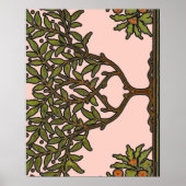 William Morris Tree Frieze Floral Wallpaper Poster (Vorne)