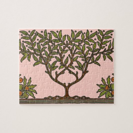 William Morris Tree Frieze Floral Wallpaper Puzzle (Horizontal)