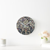 William Morris Tree of Life Acrylic Wall Clock Runde Wanduhr (Zuhause)