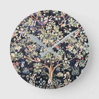 William Morris Tree of Life Acrylic Wall Clock Runde Wanduhr