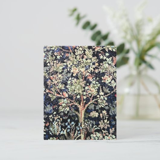 William Morris Tree of Life Flat Card (Stehend Vorderseite)