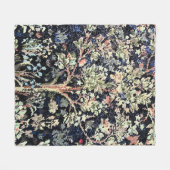 William Morris Tree of Life Fleece Blanket (Vorderseite (Horizontal))