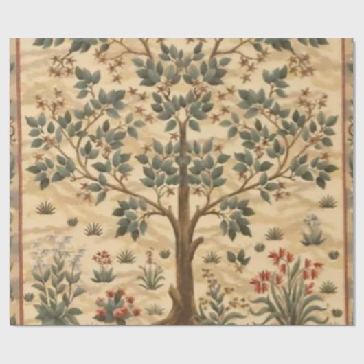 William Morris Tree of Life Geschenkpapier (Flach)