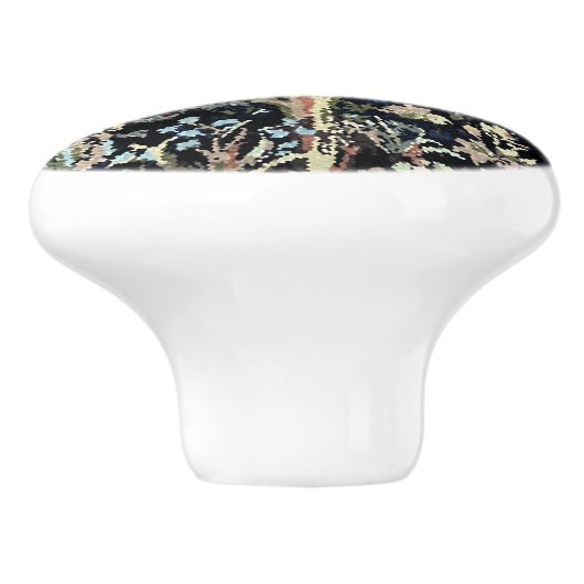 William Morris Tree of Life Keramik Pull Keramikknauf (Seitenansicht)