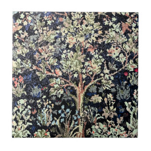 William Morris Tree of Life Keramik Tile Fliese