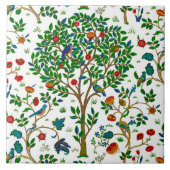 William Morris Tree of Life Pattern, Green & Multi Fliese (Vorderseite)