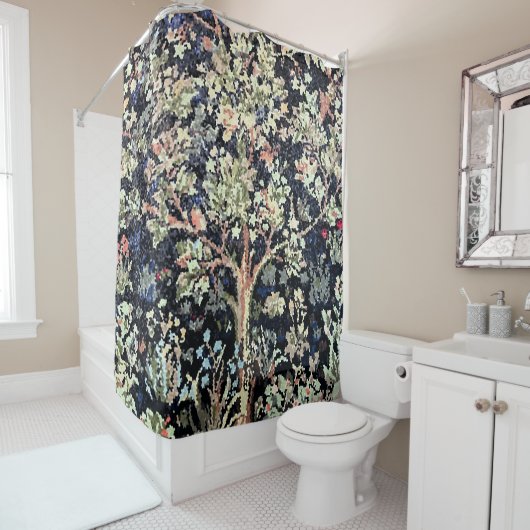 William Morris Tree of Life Shower Vorhang (Beispiel)