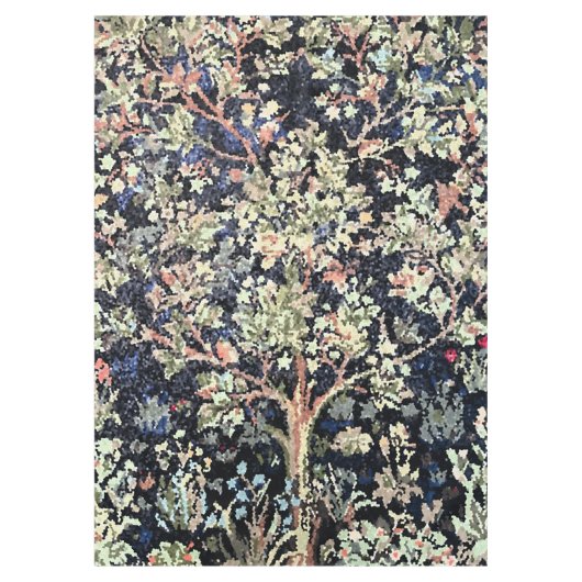 William Morris Tree of Life Tablecloth Tischdecke (Vorderseite)