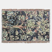 William Morris Tree of Life Throw Blanket Decke (Vorderseite)