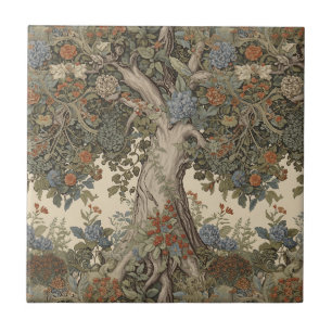William Morris Tree of Life Vintag Pre-Raphaelite Fliese