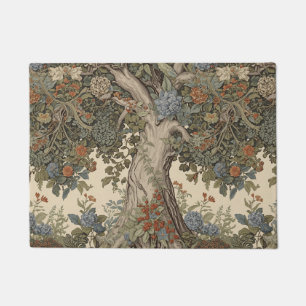 William Morris Tree of Life Vintag Pre-Raphaelite Fußmatte