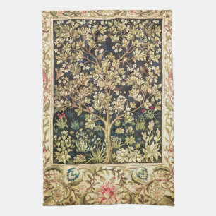 William Morris Tree of Life Vintag Pre-Raphaelite Küchentuch