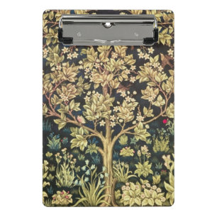 William Morris Tree of Life Vintag Pre-Raphaelite Mini Klemmbrett