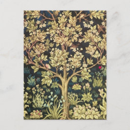 William Morris Tree of Life Vintag Pre-Raphaelite Postkarte