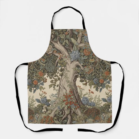 William Morris Tree of Life Vintag Pre-Raphaelite Schürze (Vorderseite)
