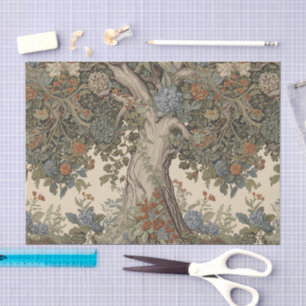 William Morris Tree of Life Vintag Pre-Raphaelite Seidenpapier