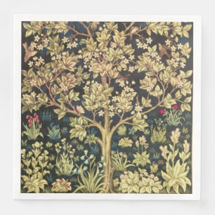 William Morris Tree of Life Vintag Pre-Raphaelite Serviette