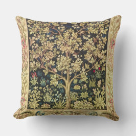 William Morris Tree of Life Vintage Art Kissen