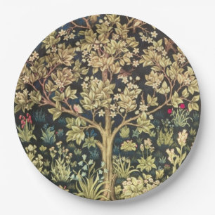 William Morris Tree of Life Vintage Art Pappteller