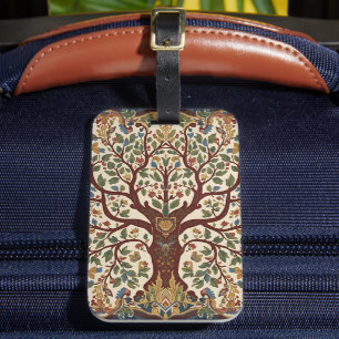 William Morris Tree Of Life Vintage Pre-Raphaelite Gepäckanhänger