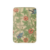 William Morris Trellis Classic Wallpaper Design Badematte (Vorderseite Vertikal)