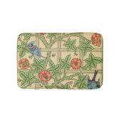 William Morris Trellis Classic Wallpaper Design Badematte (Vorderseite)