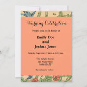 William Morris Trellis Classic Wallpaper Design Einladung (Vorderseite)