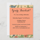 William Morris Trellis Classic Wallpaper Design Einladung (Vorderseite)