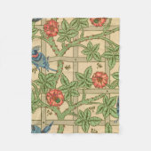 William Morris Trellis Classic Wallpaper Design Fleecedecke (Vorderseite)