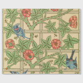 William Morris Trellis Classic Wallpaper Design Geschenkpapier (Flach)