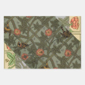 William Morris Trellis Classic Wallpaper Design Geschenkpapier Set (Vorderseite 2)