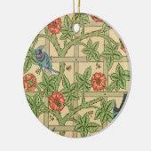 William Morris Trellis Classic Wallpaper Design Keramik Ornament (Links)