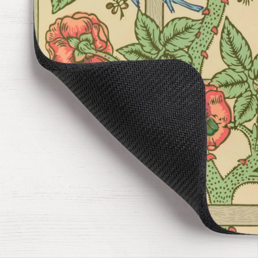 William Morris Trellis Classic Wallpaper Design Mousepad (Ecke)