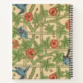 William Morris Trellis Classic Wallpaper Design Notizblock (Rückseite)