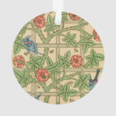 William Morris Trellis Classic Wallpaper Design Ornament (Rückseite)