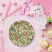 William Morris Trellis Classic Wallpaper Design Pappteller (Party)