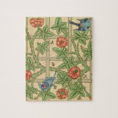 William Morris Trellis Classic Wallpaper Design Puzzle (Vertikal)