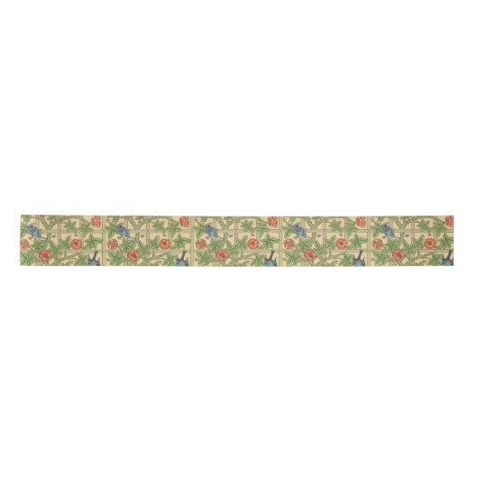 William Morris Trellis Classic Wallpaper Design Satinband (Vorderseite)