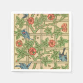William Morris Trellis Classic Wallpaper Design Serviette (Vorderseite)